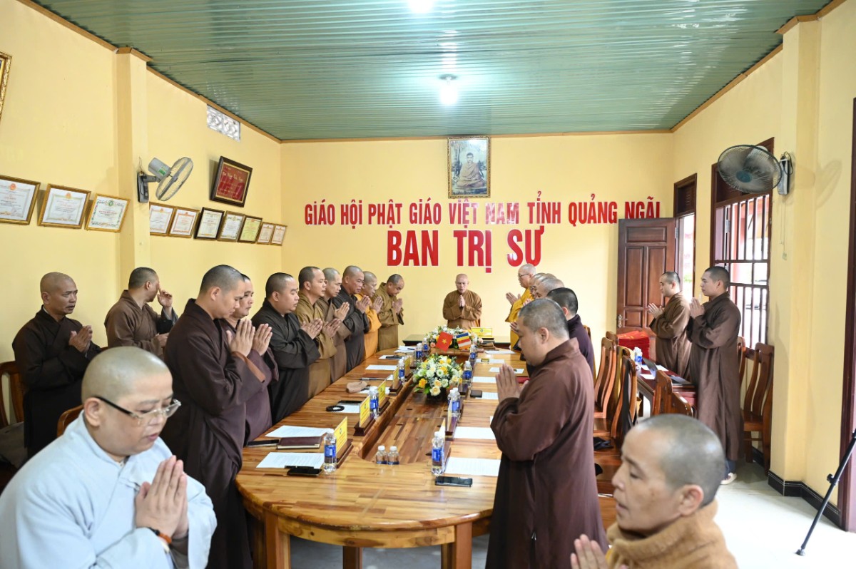 Ban Trị sự GHPGVN tỉnh họp giao ban, đánh giá công tác Phật sự và định hướng hoạt động mới